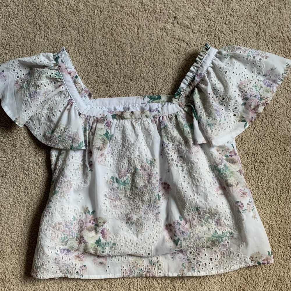 43. NWOT Solitaire Ruffled Blouse